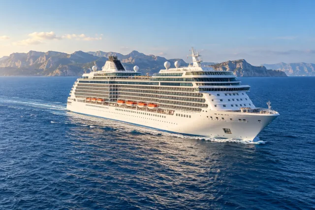 Crucero en el mar · imagen ilustrativa