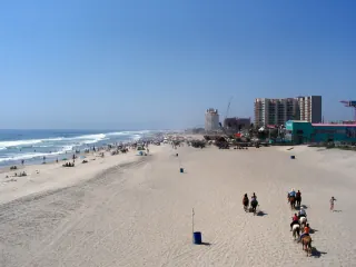 Playa y costa de Rosarito