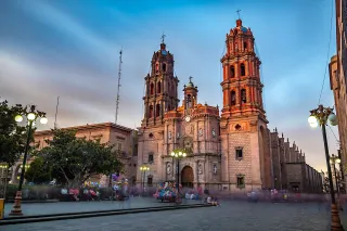 Catedral de San Luis Potosí al atardecer
